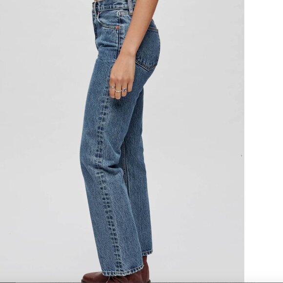 NWT Re/done 70's High Rise Stove Pipe - Picture 5 of 6